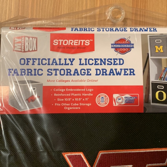 NWT Virginia Tech Storage Bin - Picture 2 of 5